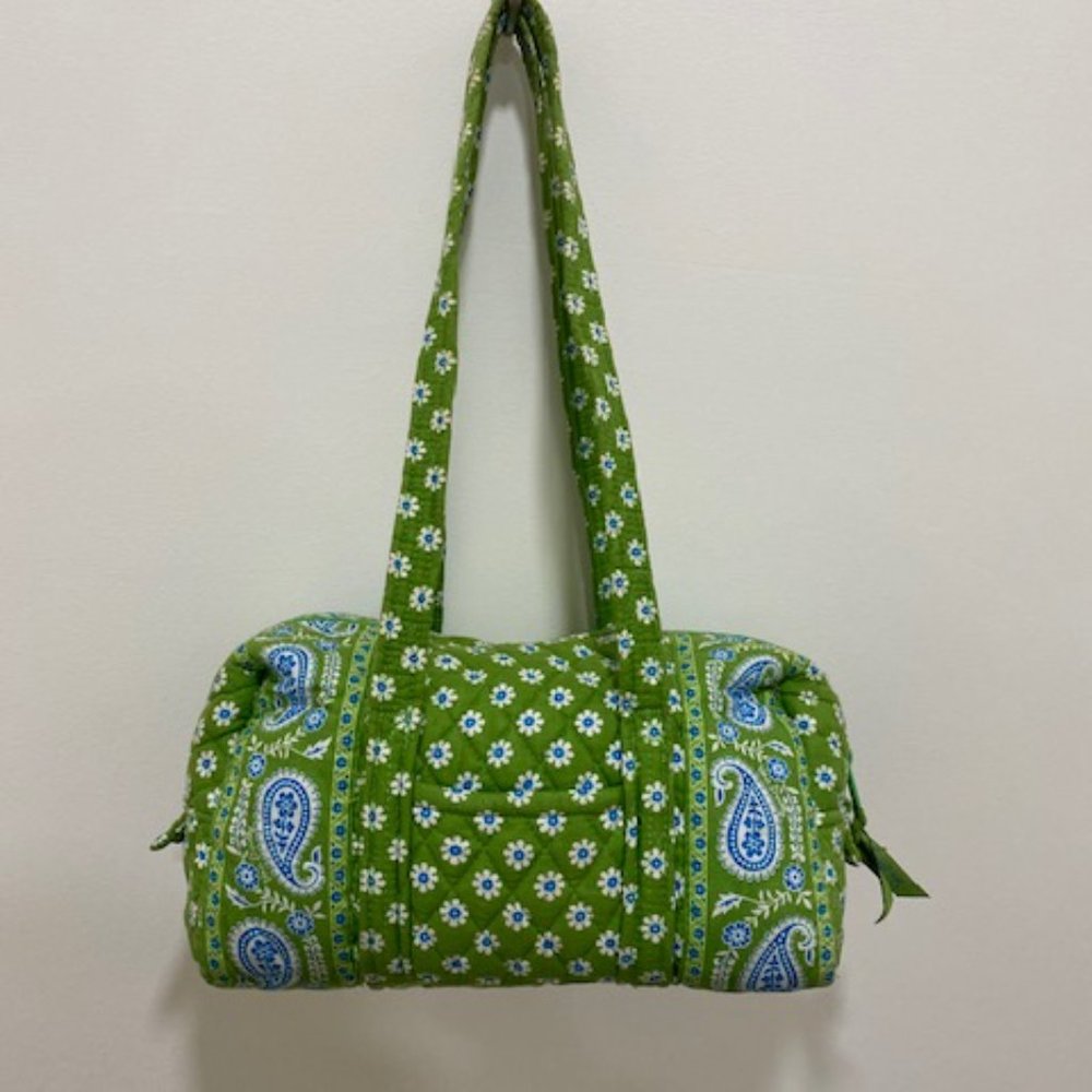 Vera Bradley Green Pattern Shoulder Bag
